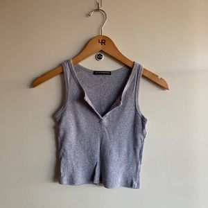 Brandy Melville Dalis Gray Tank
